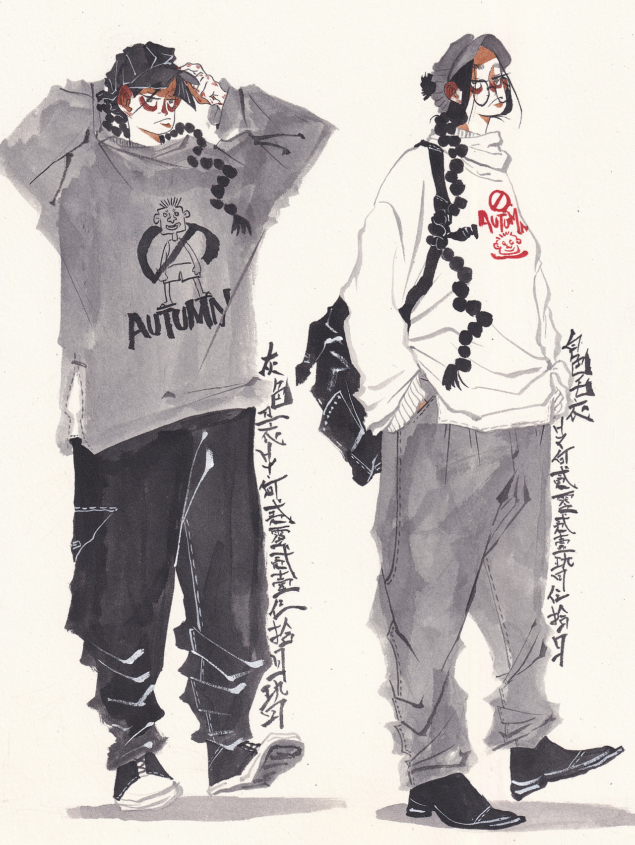 黑白（图ZMjc1NzE4MjE2） - 创作习作 - 站酷设计师HY何624原创素材 - 站酷ZCOOL