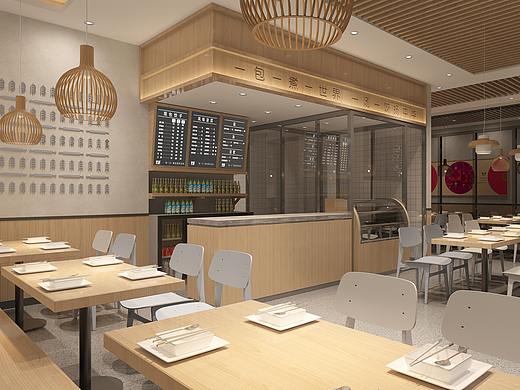 麥順餃子連鎖店設計（個人主頁-ZNTA0OTUyNDA=） - 家裝設計 - 站酷設計師小四月design原創(chuàng)素材 - 站酷ZCOOL