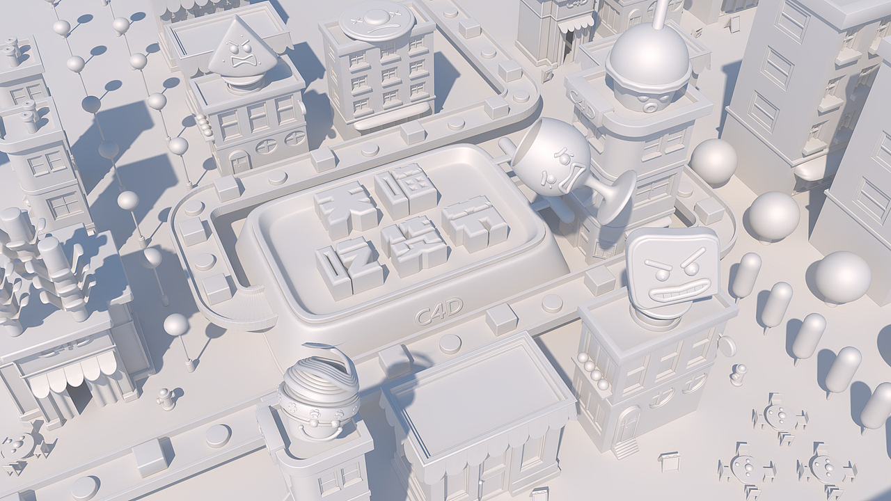 C4D建模练习（图ZMjgwNTE5MzQw） - 其他三维 - 站酷设计师华拉鸡原创素材 - 站酷ZCOOL