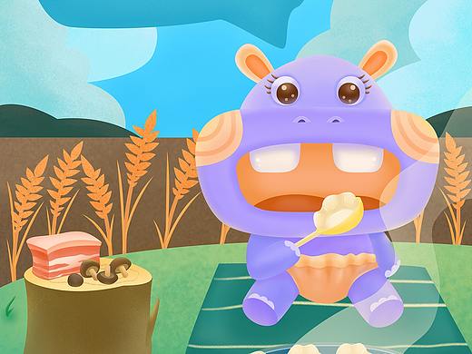 小河马形象设计