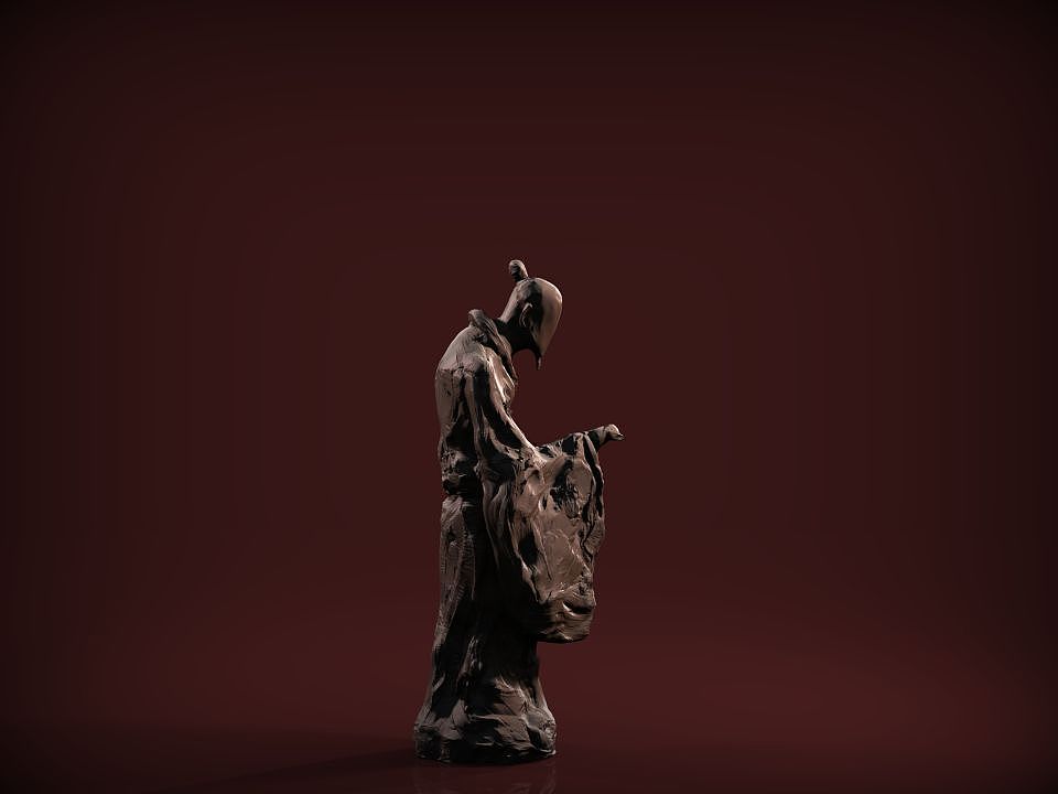 书坛二圣临摹速涂（图ZMzMzNzI0NjY0） - 雕塑 - 站酷设计师阿鲁巴汪原创素材 - 站酷ZCOOL