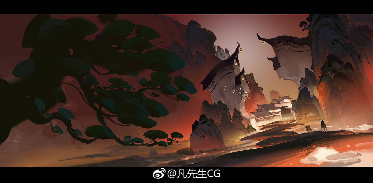 中国风插画（图ZMTI5NzA5NzMy） - 概念设定 - 站酷设计师凡先生CG原创素材 - 站酷ZCOOL