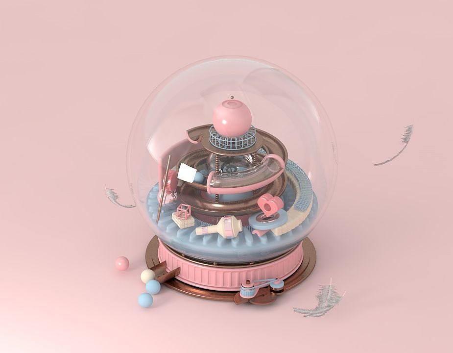 情人節(jié)c4d水晶球（圖ZMTk2MDg3MzI4） - 海報 - 站酷設計師阿迪迪滴原創(chuàng)素材 - 站酷ZCOOL