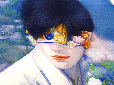 蓝色治愈系