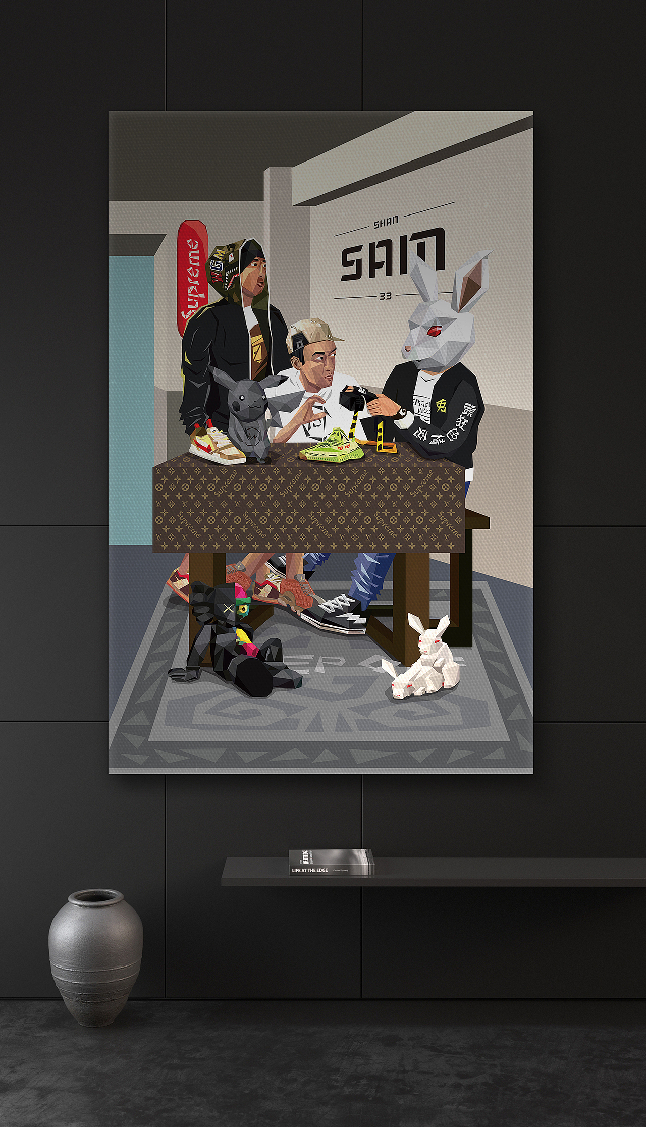 装饰画（图ZMTg1ODA4Nzg4） - 新锐潮流插画 - 站酷设计师Sam333原创素材 - 站酷ZCOOL