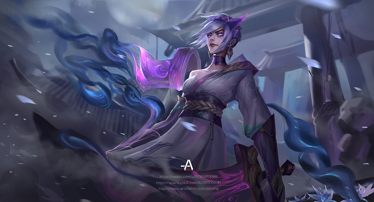 锐雯同人作品（图ZMjIyNjM3Nzc2） - 商业插画 - 站酷设计师亦齐原创素材 - 站酷ZCOOL