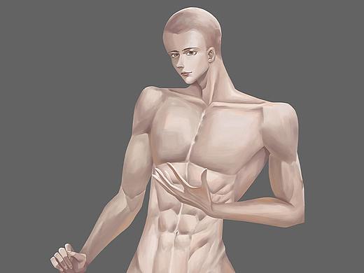人体练习-男体（个人主页-ZNjE1NDA2MjQ=） - 创作习作 - 站酷设计师泽灵原创素材 - 站酷ZCOOL