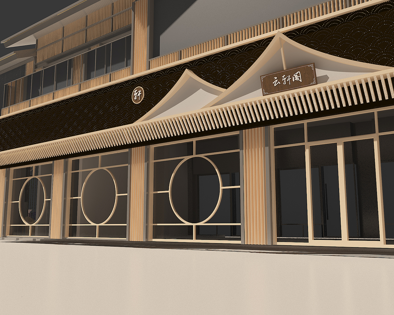 商业街门头设计（图ZMjYwMTcwMjE2） - 建筑/空间 - 站酷设计师攻城狮YJ原创素材 - 站酷ZCOOL