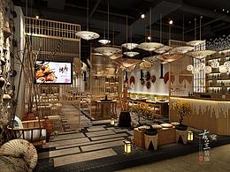 成都烤肉店装修设计——初木烤肉店设计