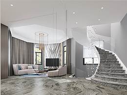 別墅室內(nèi)效果圖