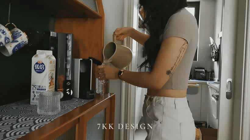 115㎡精装房改造，精彩配色塑造文艺复古风，仅花15万（图ZMjU5MzYxNzY4） - 家装设计 - 站酷设计师7kkdesign麦古一原创素材 - 站酷ZCOOL