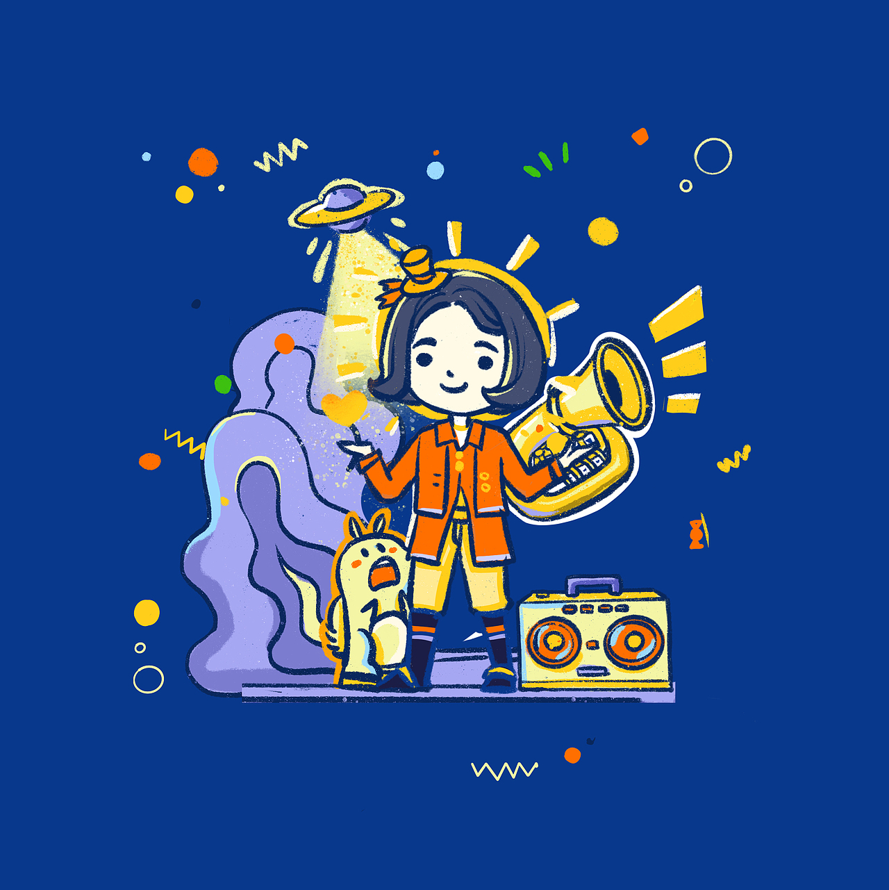 TUBORG TEAM人物相册插图（图ZMTkzMzk3MDYw） - 商业插画 - 站酷设计师法海过海原创素材 - 站酷ZCOOL