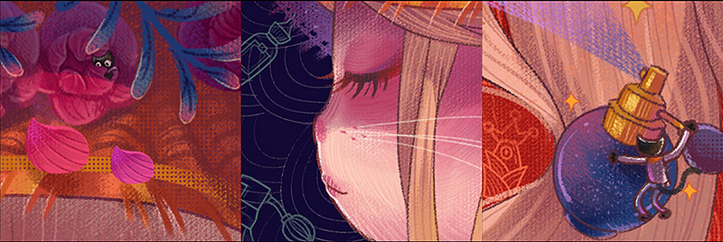 3.8女王节化妆猫（图ZMTg5OTEyMDUy） - 艺术插画 - 站酷设计师姜悦玥原创素材 - 站酷ZCOOL