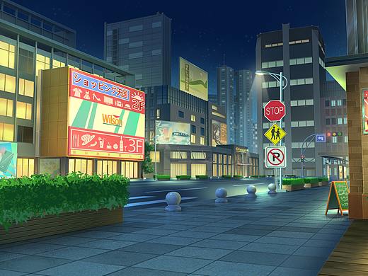 夜景练习（个人主页-ZNTA4MTM5ODA=） - 游戏原画 - 站酷设计师东华拾一原创素材 - 站酷ZCOOL