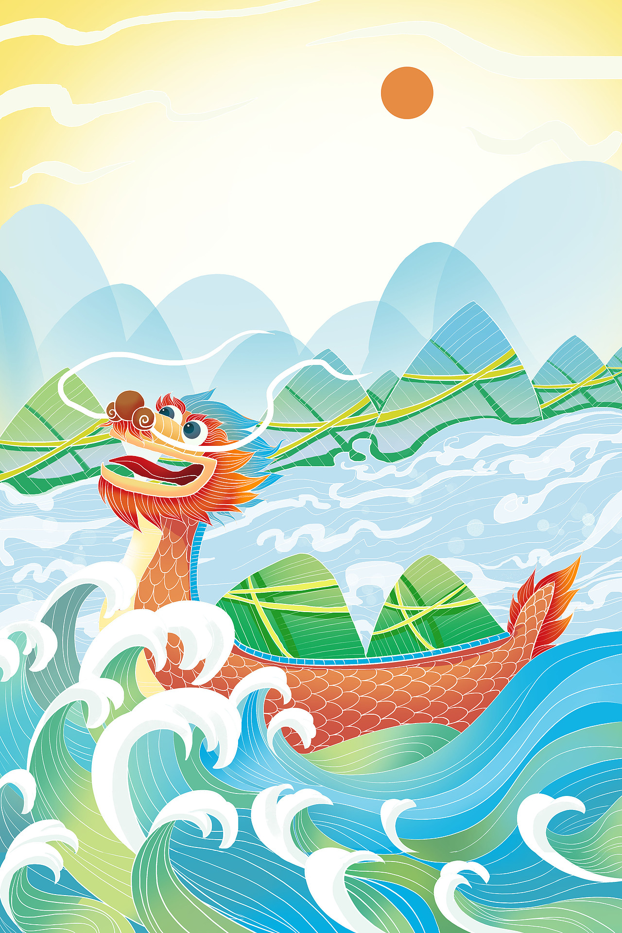 中国风插画|插画|商业插画|小青蛙咕咕呱_原创作品-站酷zcool