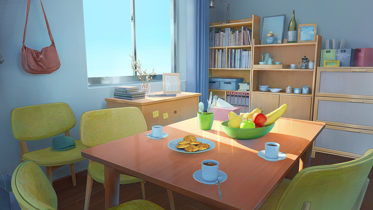 日系场景——家中客厅