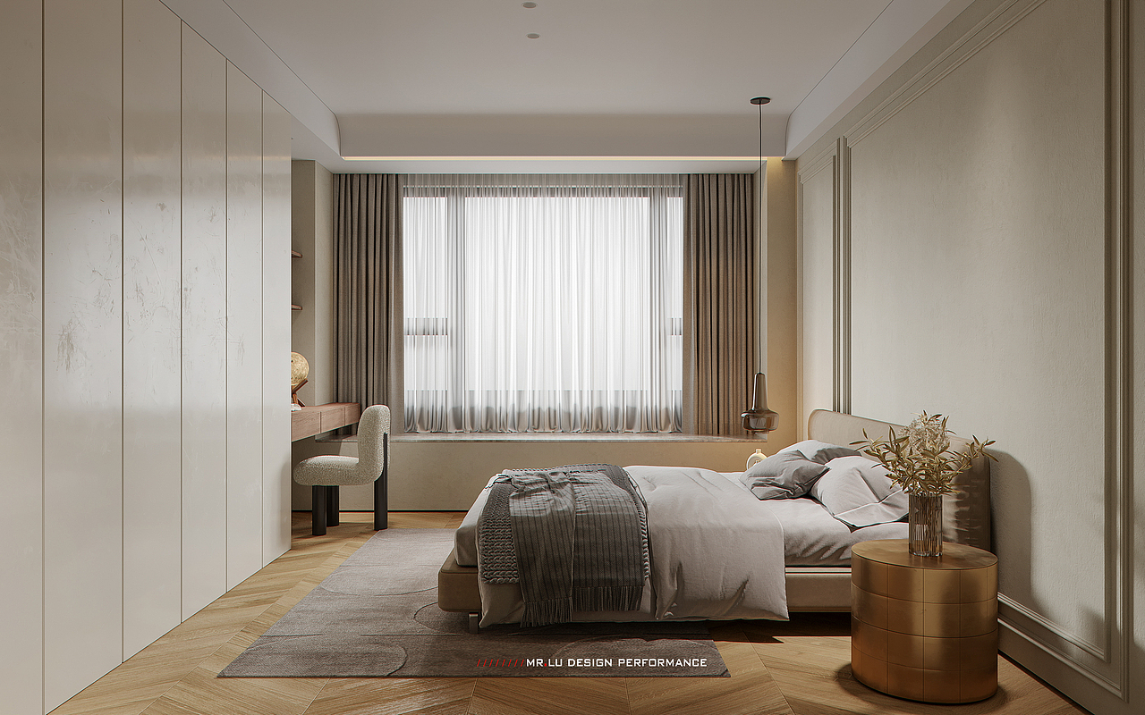 现代复古混搭风格效果图表现