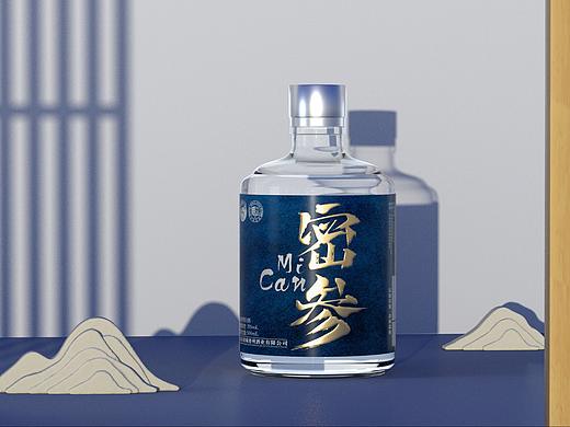 山东诸城密州酒业【密参】白酒产品包装设计/瓶型设计
