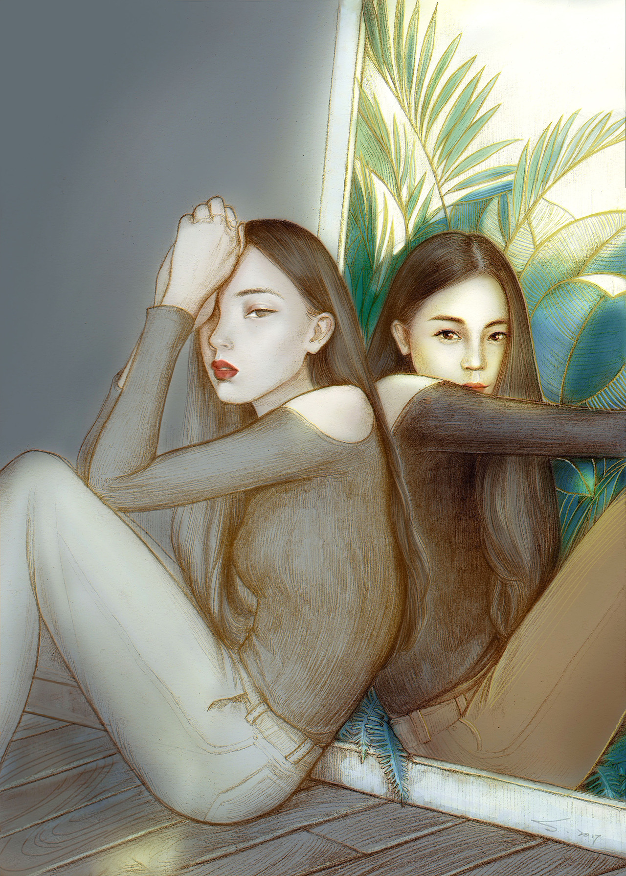 情绪(图ZOTU2MDc0ODg=) - 艺术插画 - 站酷设计师一点情话原创素材 - 站酷ZCOOL