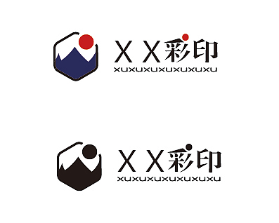 中国风彩印公司LOGO设计（图ZMTg2MzM0MjUy） - Logo - 站酷设计师羊来疯原创素材 - 站酷ZCOOL