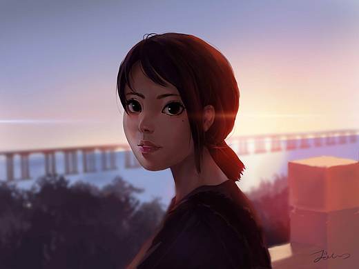 沉沉暮霭