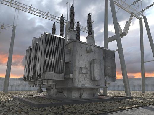 变压器建模渲染