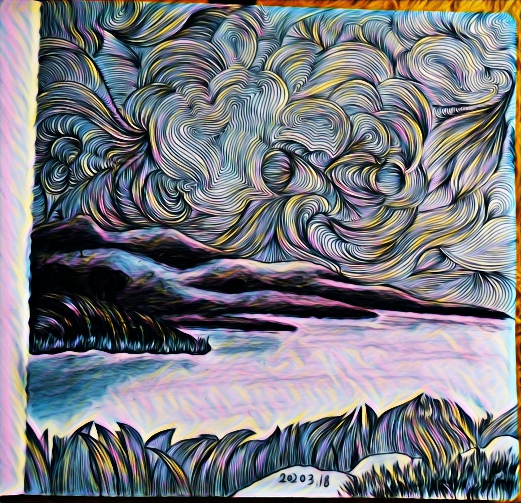 湖畔的云（图ZMjAwODk5MTA4） - 创作习作 - 站酷设计师哎鸦鸦原创素材 - 站酷ZCOOL