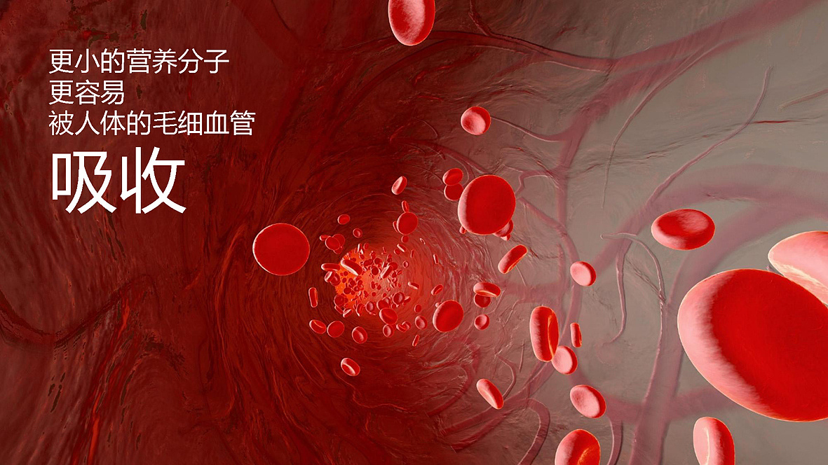 保健品 卖点:纳米技术,让大分子分解成小分子从而更容易被人体吸收