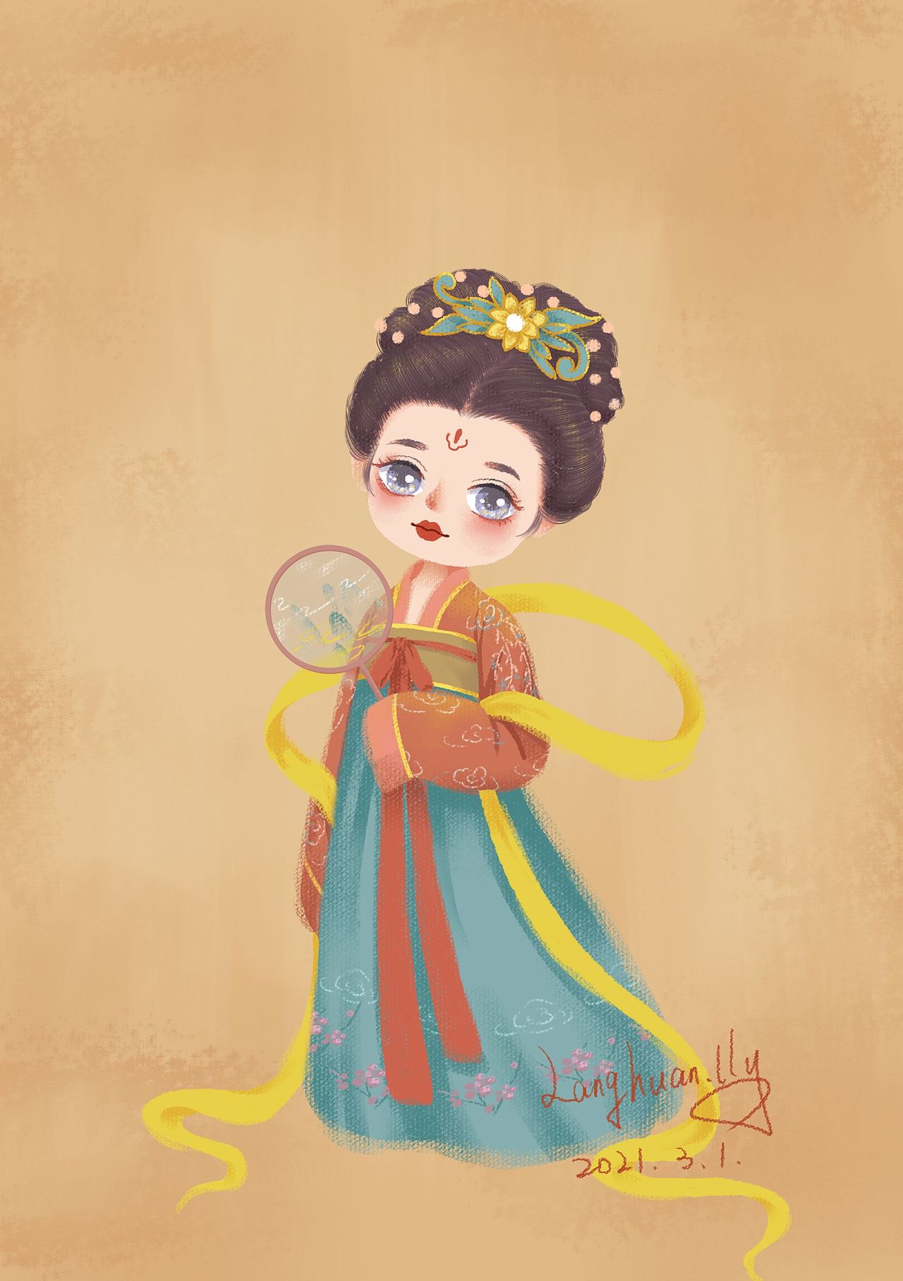 古风小可爱（图ZMjQ0OTg0ODUy） - 创作习作 - 站酷设计师langhuan_lly原创素材 - 站酷ZCOOL