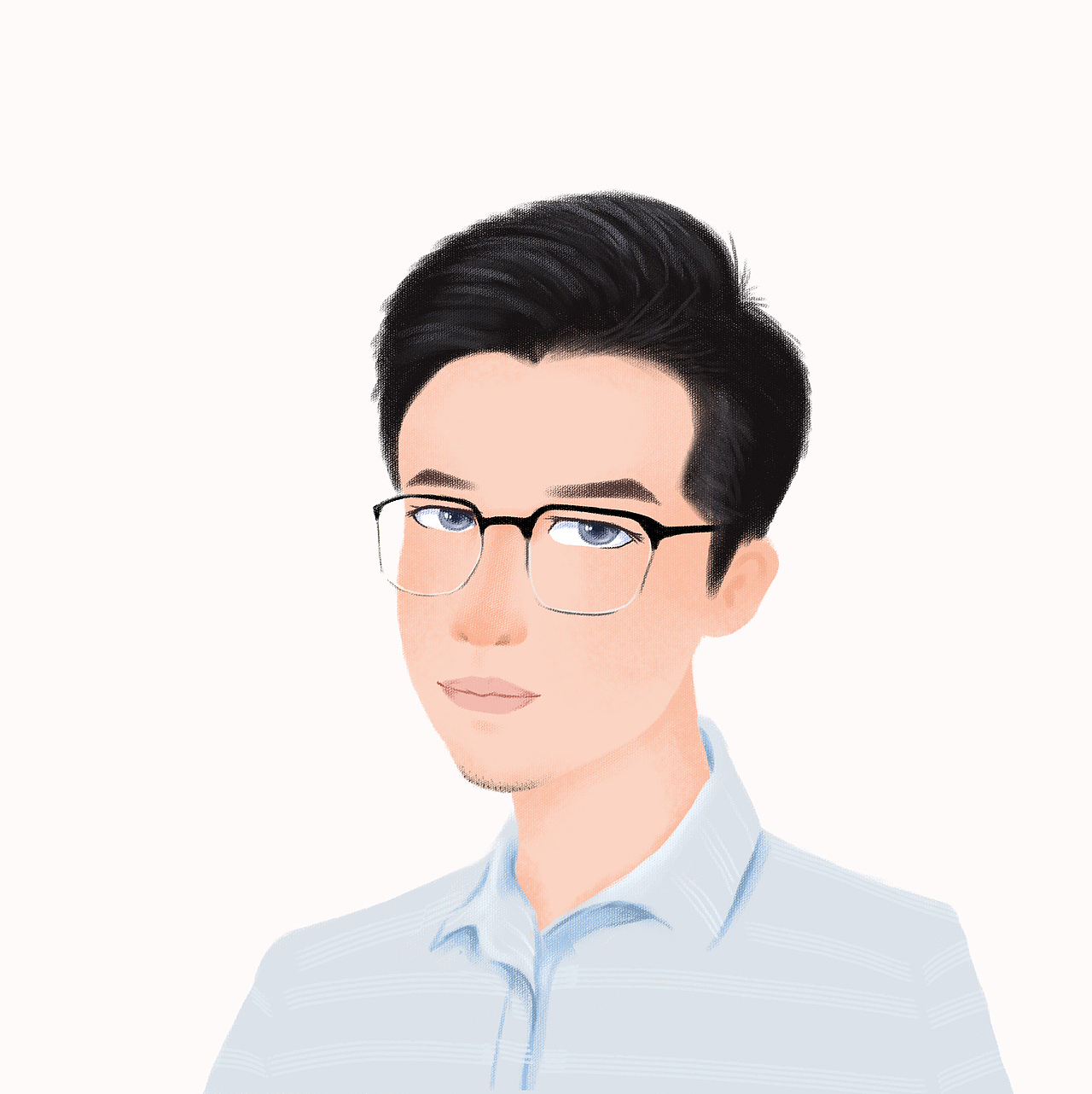 5d插画练习插画练习窗边画画的中年少女网球妇女习作四季剪影莲叶何