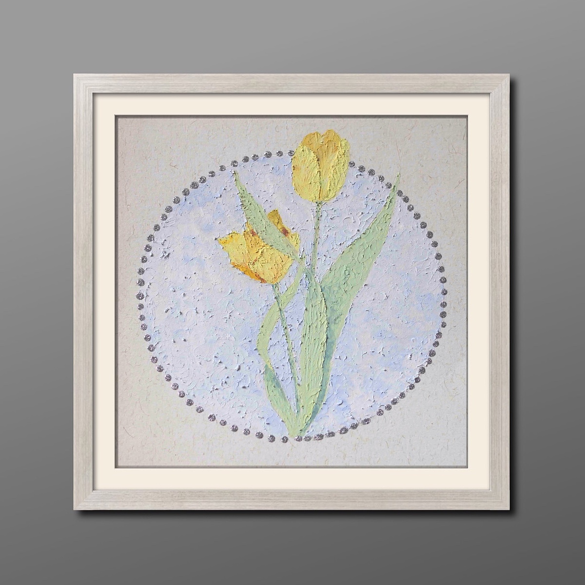 春天花会开——油画棒郁金香（图ZMjk1Njc0MTA0） - 绘画 - 站酷设计师燕柒7原创素材 - 站酷ZCOOL