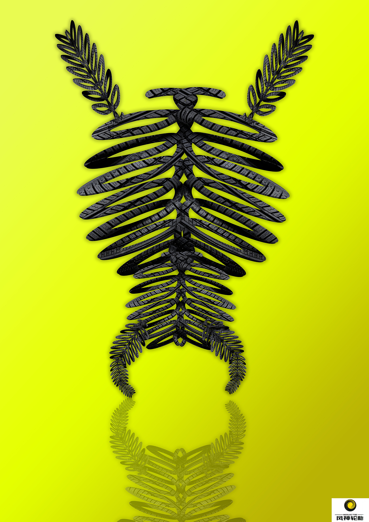 《蜂》创意轮胎广告设计（图ZOTg3NzI4MDQ=） - 海报 - 站酷设计师Z18439479原创素材 - 站酷ZCOOL