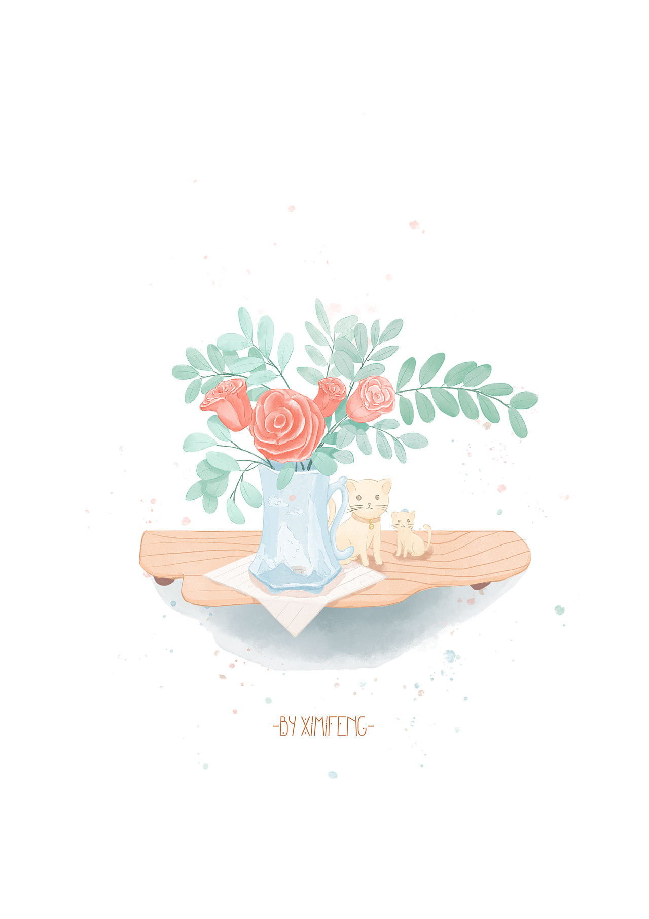 小水彩插畫（圖ZMjY2NjkyMDg0） - 創(chuàng)作習(xí)作 - 站酷設(shè)計師兮風(fēng)c原創(chuàng)素材 - 站酷ZCOOL