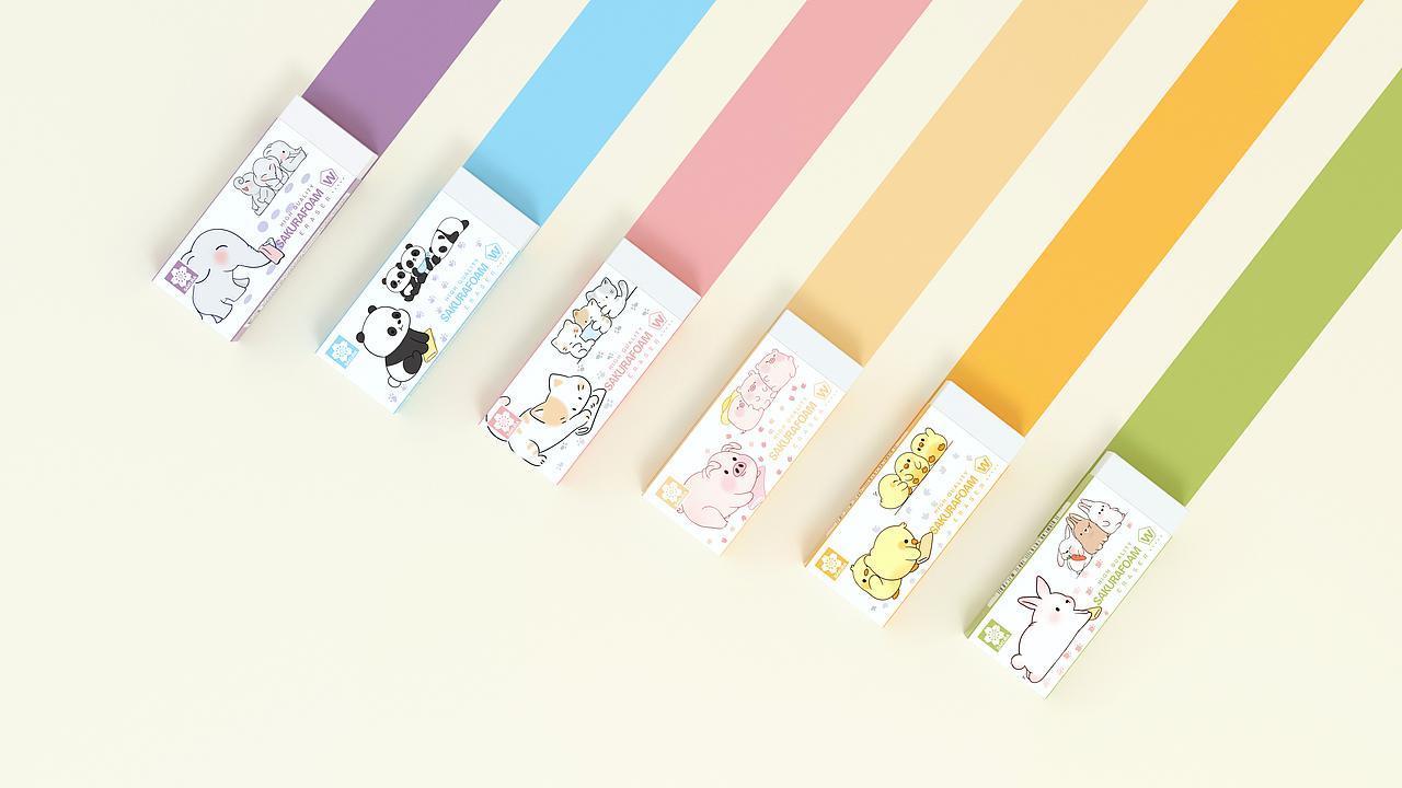 日本樱花文具之橡皮擦设计子非乌鸦