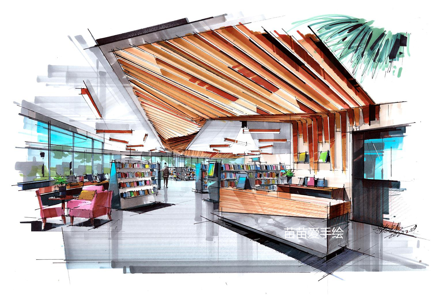 室内设计手绘效果图表现技法