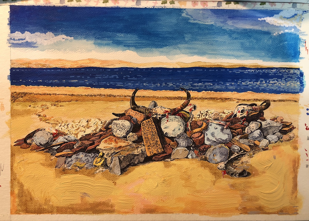 《Sacrificial rites》礼祭（图ZMjAzNTY3Mzky） - 创作习作 - 站酷设计师Z22450199原创素材 - 站酷ZCOOL