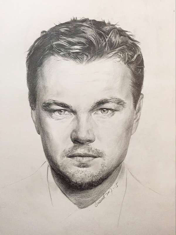 莱昂纳多·迪卡普里奥|纯艺术|绘画|画画的小杰 - 原创作品 - 站酷