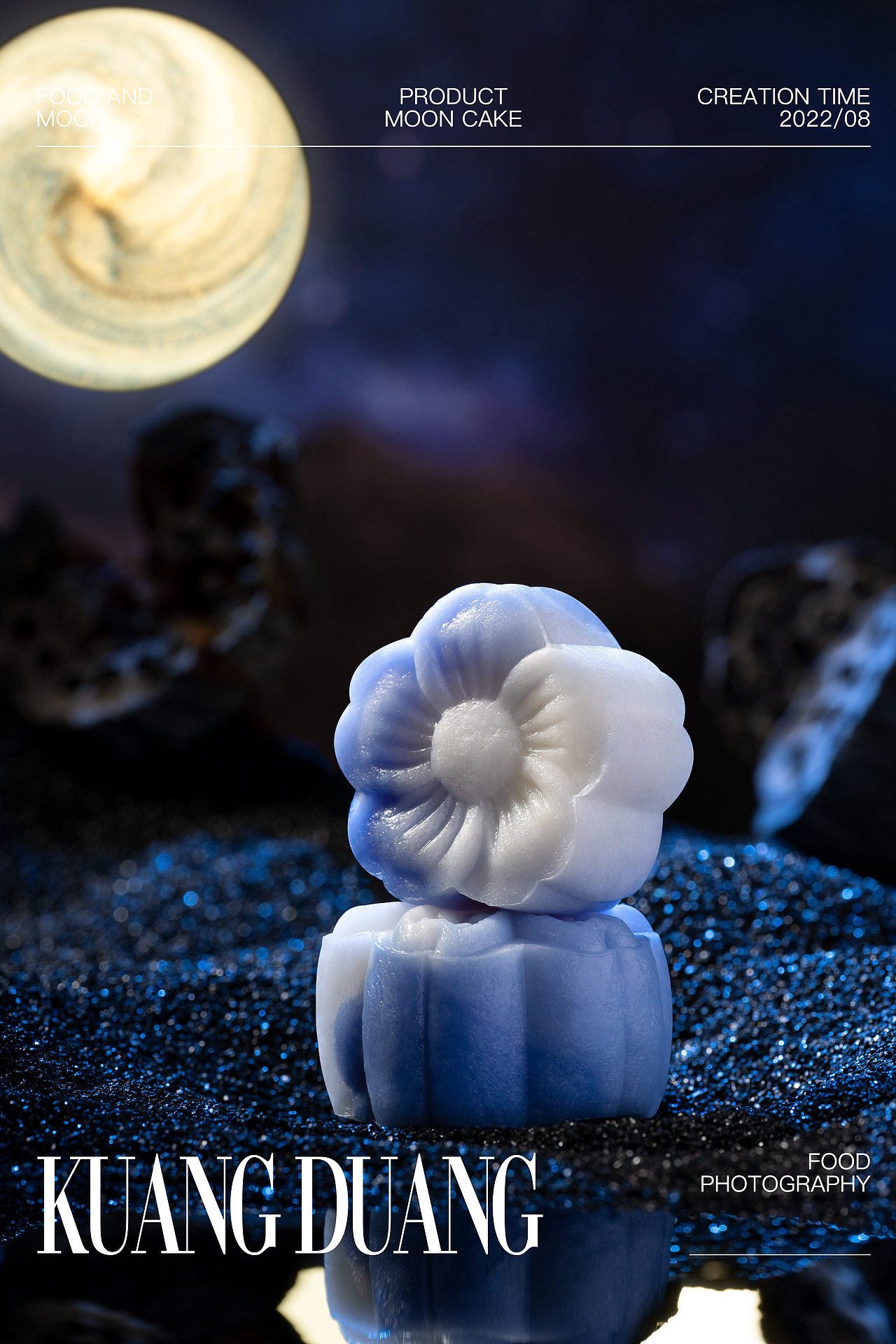 青花瓷冰🧊皮流心月饼（图ZMzEzOTU2MjI0） - 美食摄影 - 站酷设计师哐当美食摄影原创素材 - 站酷ZCOOL