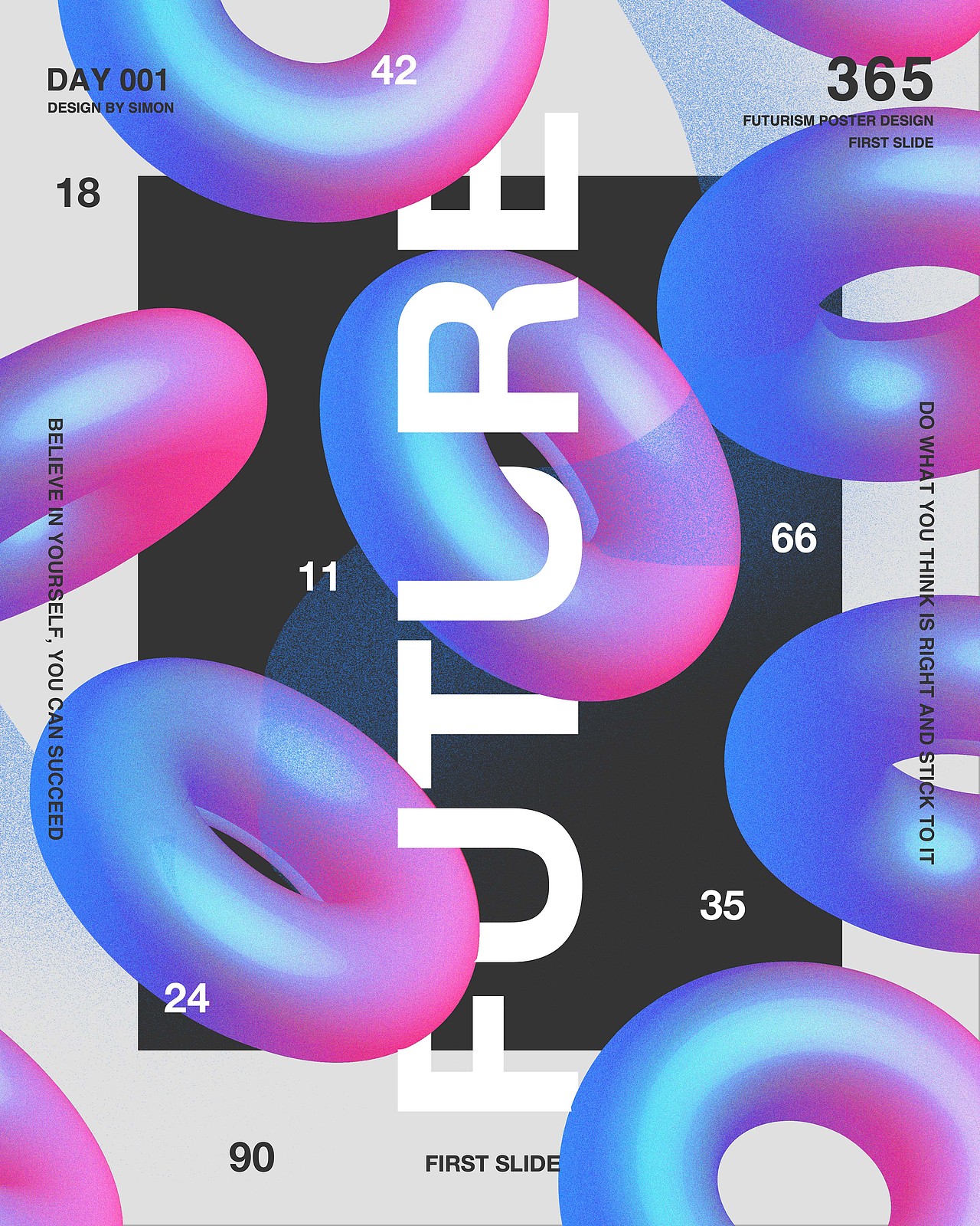 未来主义风格海报