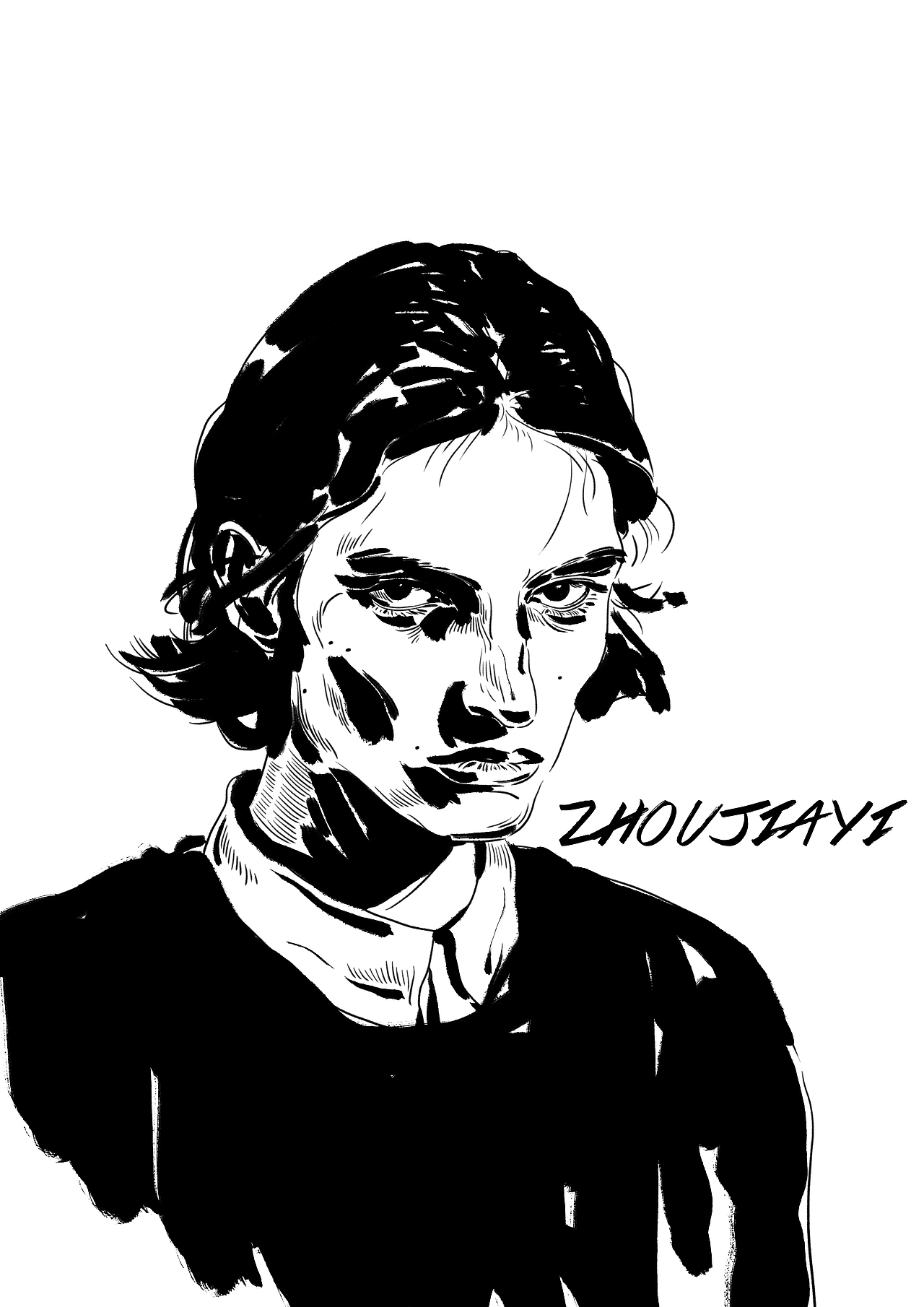 人物练习（图ZMTc3MjkxMjY4） - 创作习作 - 站酷设计师___ZhouJiayii原创素材 - 站酷ZCOOL