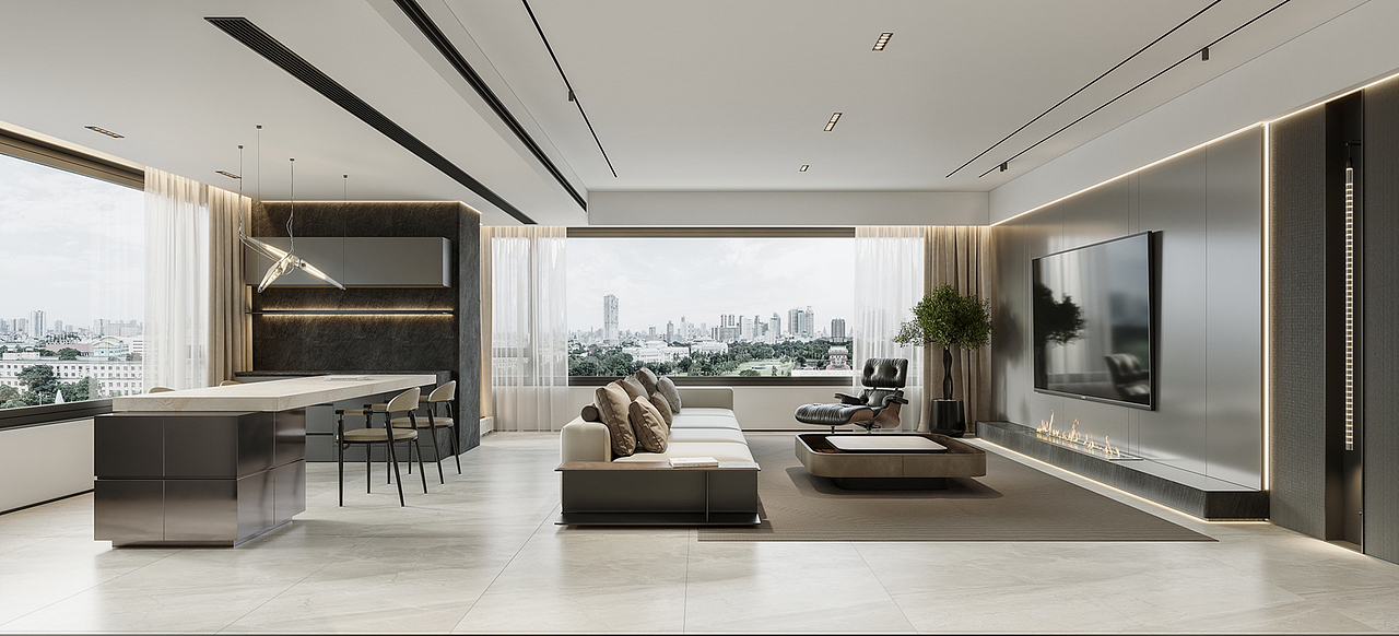 【冰煰视觉】———万科天誉平层表现