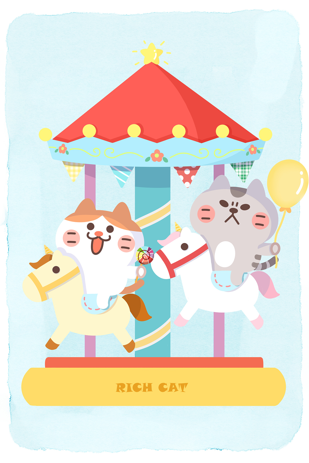 之前的个人工作图（国民富贵天团篇）（图ZMTQzNzk0MTY4） - 商业插画 - 站酷设计师胡桃啾原创素材 - 站酷ZCOOL