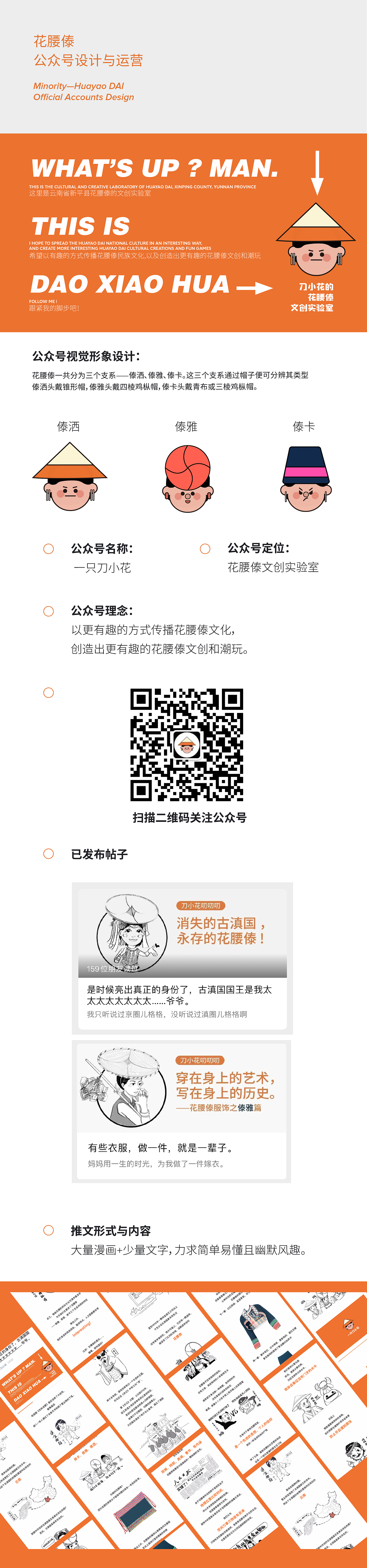 云南花腰傣文创实验室  插画#C4D#MD布料制作#骨骼绑定
