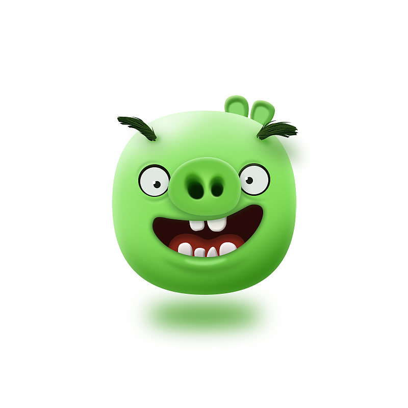 a green pig(临摹作品)