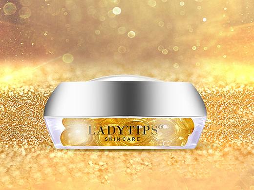 化妆品精华液LADYTIPS熬夜无痕眼精华液详情页