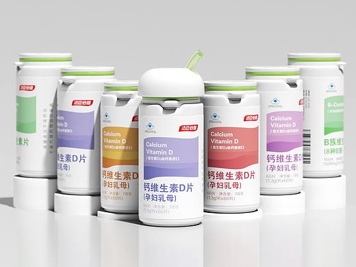汤臣倍健-系列包装设计视觉-生态label