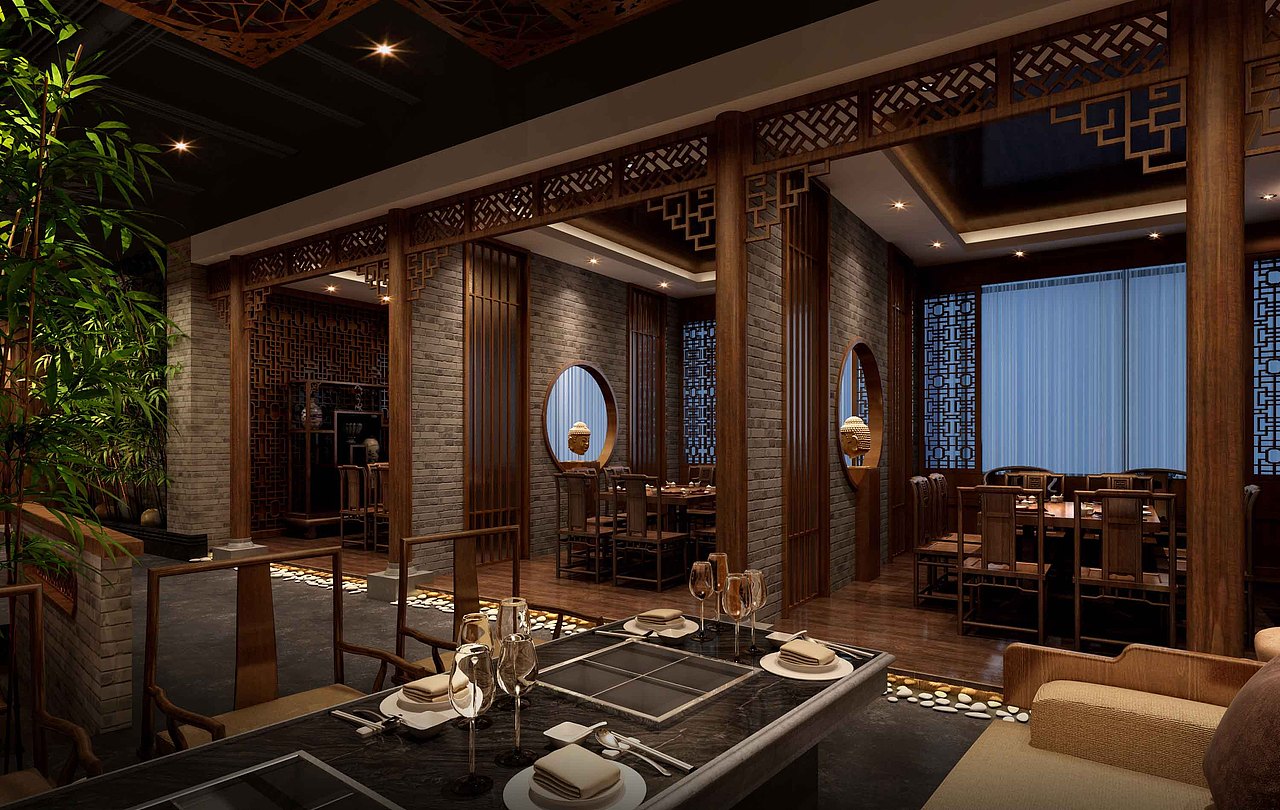 成都火锅店装修设计（图ZNDU3MzQ3MjQ=） - 展陈设计 - 站酷设计师悲剧而帅气原创素材 - 站酷ZCOOL