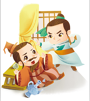 古诗插图~（图ZNTgxNDczMDQ=） - 儿童插画 - 站酷设计师水瓶座123原创素材 - 站酷ZCOOL