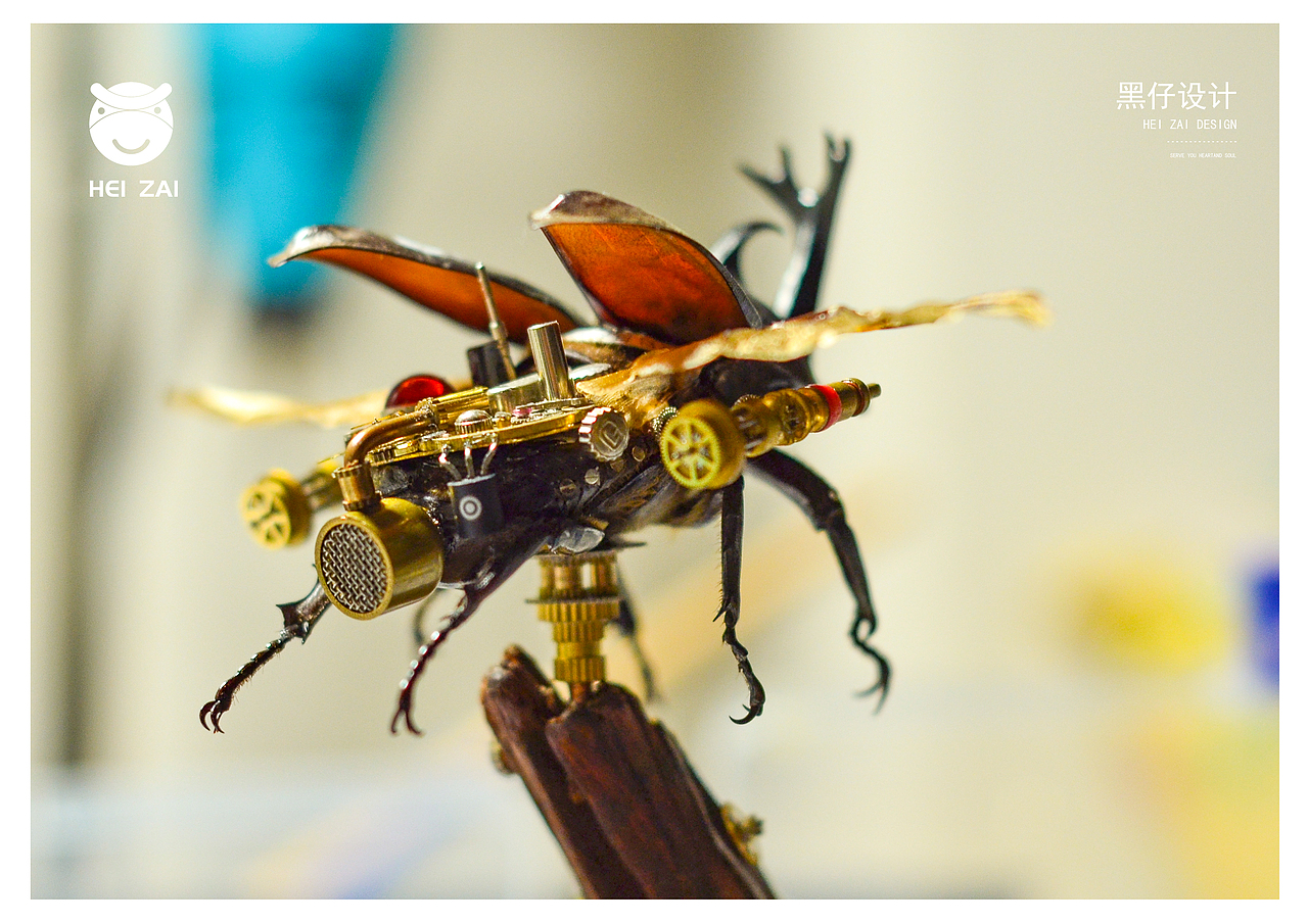 蒸汽朋克甲虫制作(独角仙),细节还有待完善,不喜勿碰