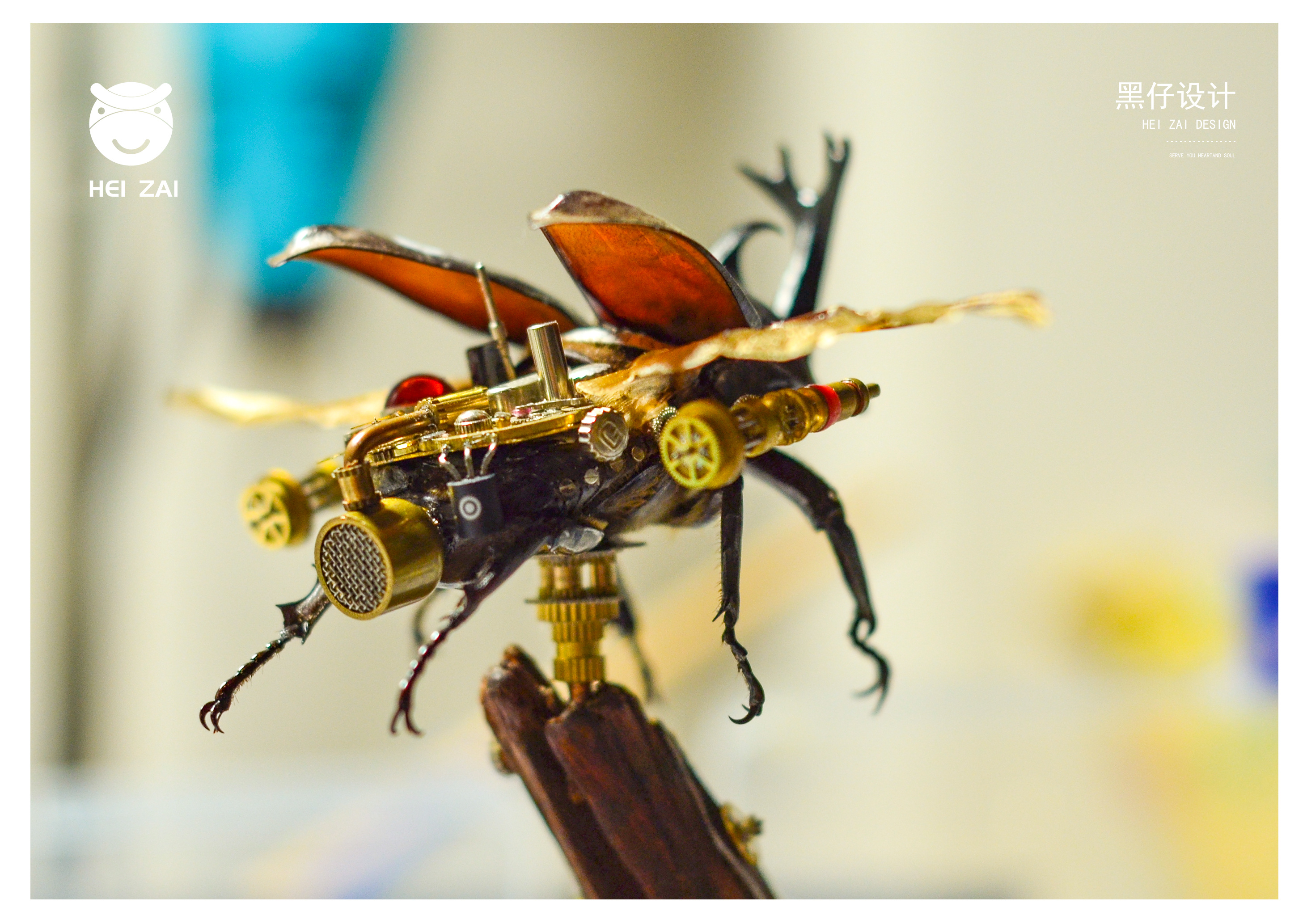 蒸汽朋克甲虫制作(独角仙),细节还有待完善,不喜勿碰